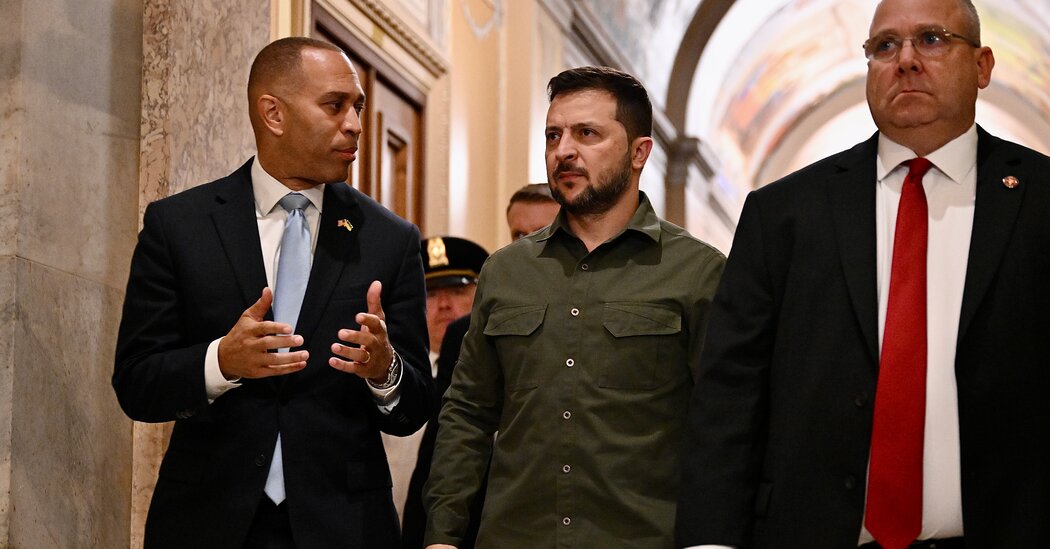 Zelensky Meets With Congress, Russia Strikes Targets Across Ukraine: Live Updates