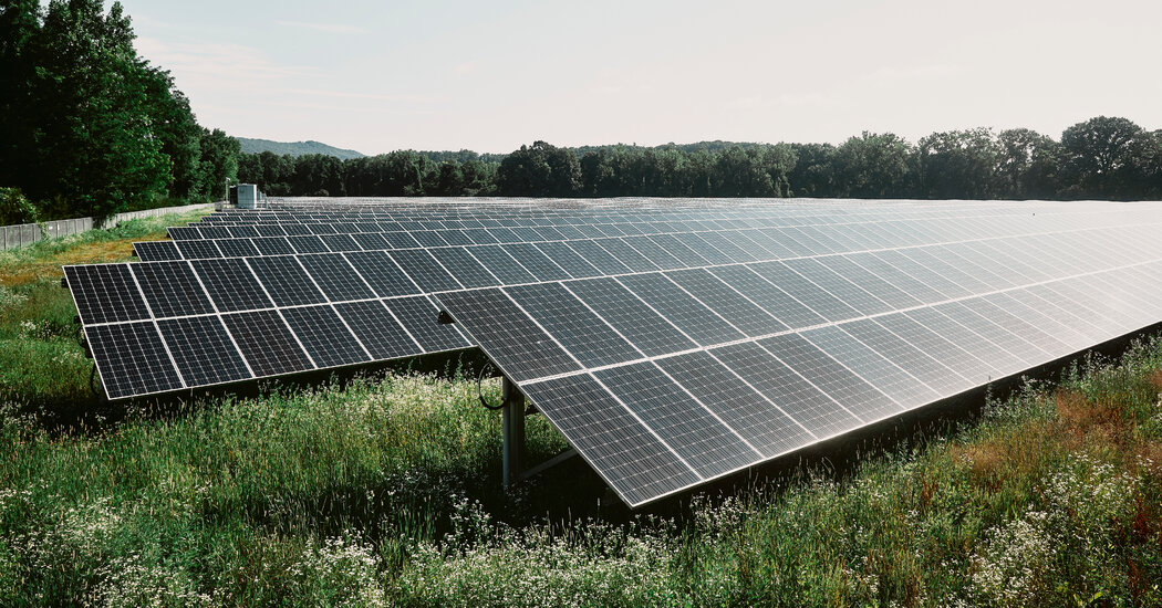 Energy Firms, Green Groups and Others Reach Deal on Solar Farms